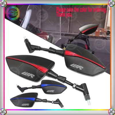 For YAMAHA WR 200 250/F/R/X/Z 400F 450F 500Z Left Right Rear Rearview Mirrors — 第 1/4 张图片