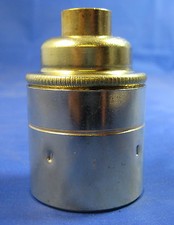 Large Edison screw E27  brass bulb holder 