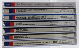 Lot of 7 Decca London Classical Mozart Beethoven Bartoli Rimsky Korsakov Bonney - Picture 1 of 24