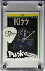 KISS 70's Punk Trading Card from Holland + Gene AWW tour guitar pick display!!!