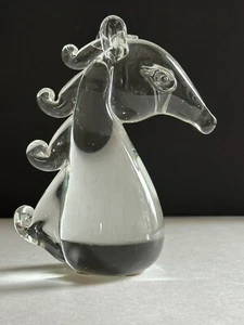 Vtg Art Glass Horse Head Paperweight Sculpture Figurine Murano Formia Italy 5.25 - Picture 1 of 18