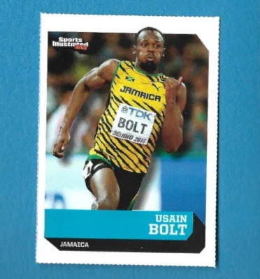 Tarjeta 2015 Sports Illustrated Kids Usain Bolt, Jamaica Sprinter Track Field #473 Foto 1 de 2
