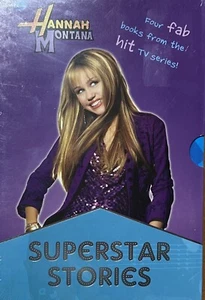 713New Book Disney Hannah Montana: Superstar Stories 4 Book Set Rare - Picture 1 of 3
