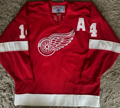 Camiseta deportiva vintage Brendan Shanahan Detroit Red Wings CCM NHL XL Foto 1 de 4