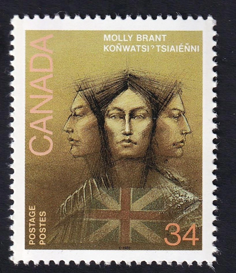 Canada 1986 Mohawk Leader Molly Brant, MNH sc#1091 - Image 1 of 1