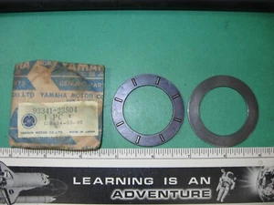 YAMAHA DS6B DS6C TX650 XS650 XS1 XS2 NOS OEM #41 FLAT BEARING 93341-23504-00 jh - Picture 1 of 3