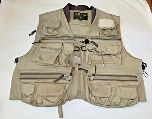 ORVIS FLY FISHING VEST sz L Large TONS OF POCKETS Lightly used - Picture 1 of 12