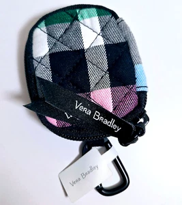 Dije de bolso Vera Bradley para AirPods nuevo con etiquetas cintas a cuadros - Imagen 1 de 3