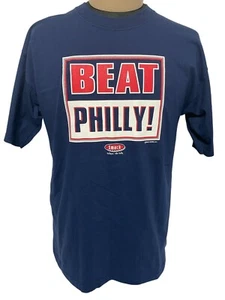 Superbowl XXXIX 39 New England PATRIOTS T Shirt Beat Philly 2005 Large - Picture 1 of 5