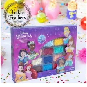 Disney Princesses Deluxe Fused Bead Activity Kit w/ Patterns & Pegboard 4473 PC - Picture 1 of 22