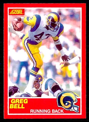 1989 Score - Greg Bell #190 - Image 1 of 2