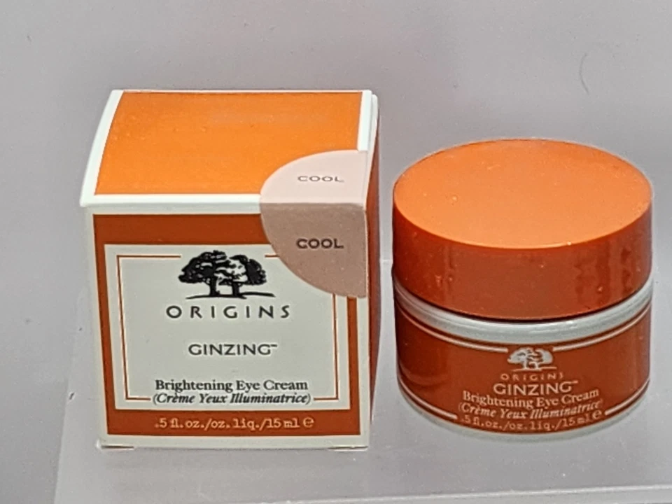 Origins Ginzing Brightening Eye Cream Full Size Cool Illuminator Dark Circles