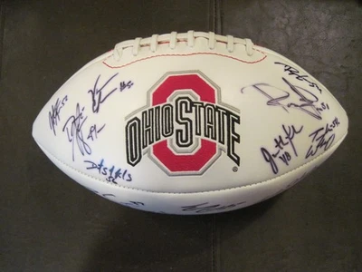 2006 The Ohio State University Buckeye autógrafo futebol Vernon Gholston - Imagem 1 de 4