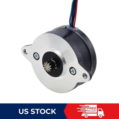 Motor paso a paso redondo Stepperonline Nema 14 0,9 grados 11 oz. en 1A 36x17 mm 4 cables CNC Foto 1 de 4