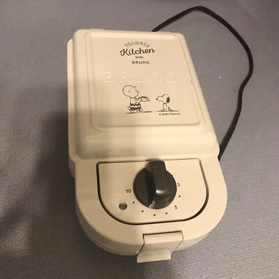Bruno x PEANUTS Hot Sandwich Maker Single BOE-068 SNOOPY - Image 1 of 4