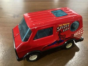 Vintage Buddy L Marvel Amazing Spiderman Die Cast Van - Picture 1 of 8