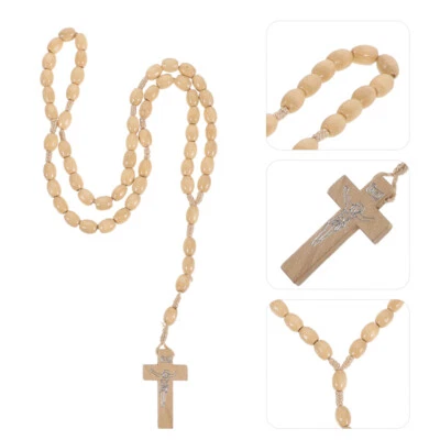  Kettenanhänger Halskette Männer Spiritueller Schmuck Handgefertigte Perlenkette - Bild 1 von 4