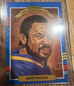 1990 Donruss Diamond Kings DAVE PARKER #6 Brewers baseball No Dot Error - Picture 1 of 2