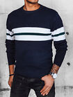 Herren Strickpullover Pullover Gestreift Sweater Pulli Sweatshirt DSTREET M-2XL