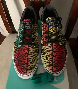 Patín Nike ZOOM STEFAN JANOSKI LONA Rojo Verde Amarillo 615957 613 Talla 9 Nuevo con etiquetas - Imagen 1 de 5