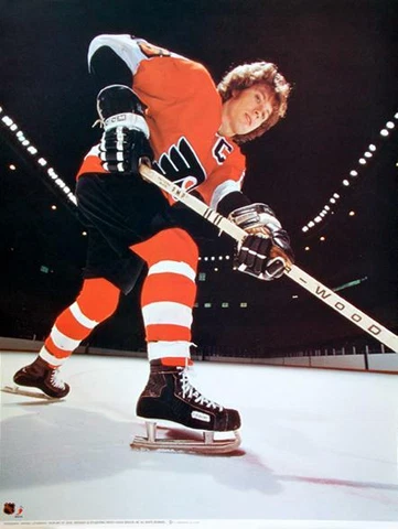 BOBBY CLARKE 1975 Philadelphia Flyers NHL Vintage Original 18x24 POSTER Cover