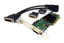 Matrox G550 32MB DMS60 AGP Video Card G55MADDL32DR with Y-Cable Dual DVI/VGA