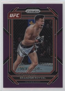 2023 Panini Prizm UFC Purple Prizm /149 Brandon Royval #133