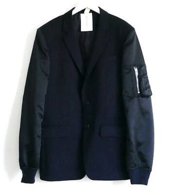 Givenchy Blazer Bomber Jacket Navy Wool & Satin £2950 New Tagged - Image 1 of 4