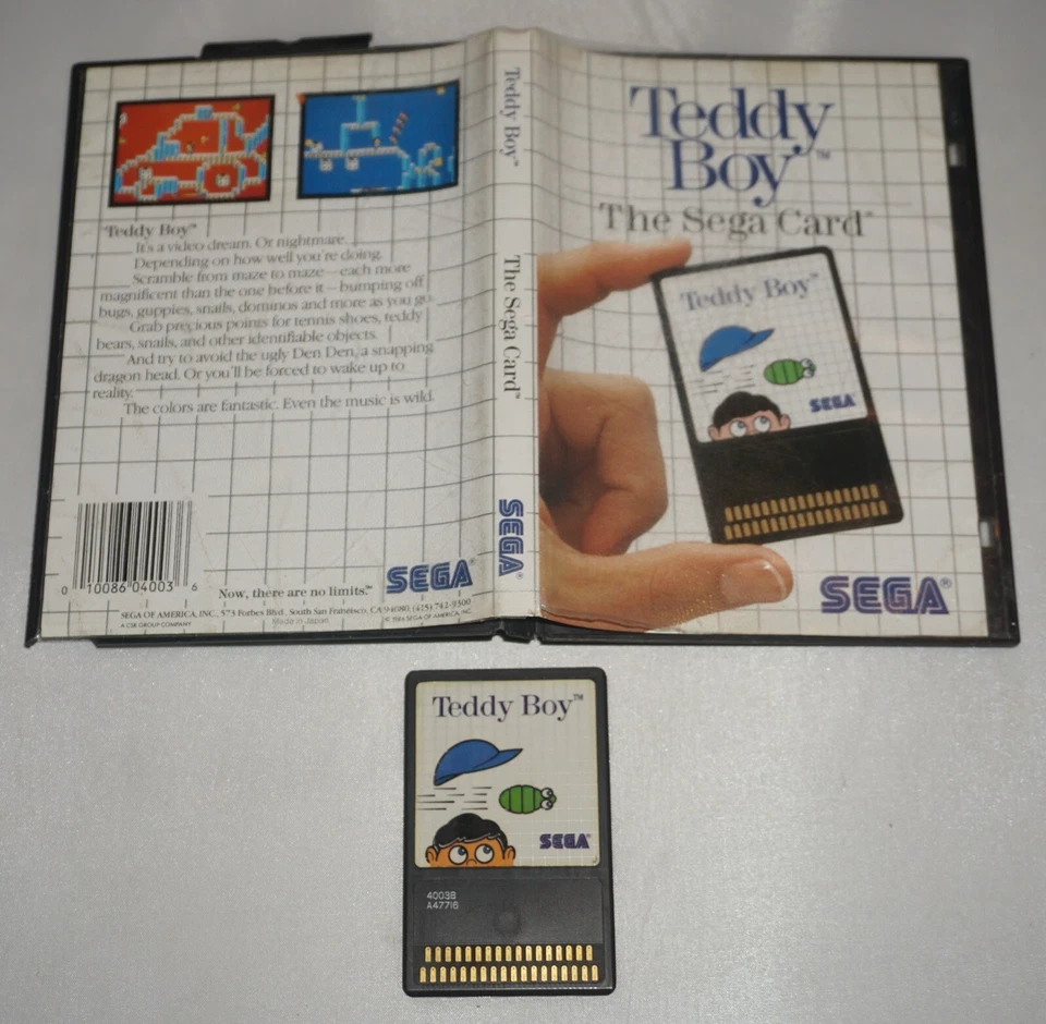 Teddy Boy (Sega Master System SMS) with Case NTSC - Image 1 of 1