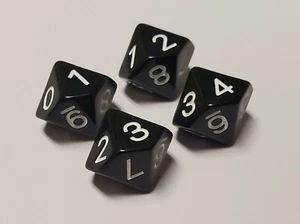 Spindown d10 Dice (4 Pack) Great For Magic: The Gathering and other CCG Games - Picture 1 of 3