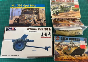 HO / OO "Airfix /Italeri" OO/HO Scale Vehicles. - Five model kits. - Picture 1 of 12