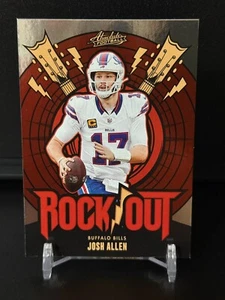 2024 Panini Absolute Rock Out Josh Allen #RO-JAN - Picture 1 of 2