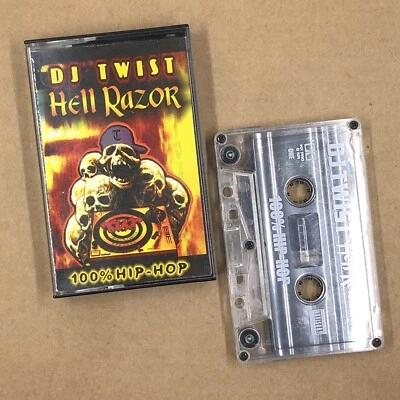 DJ TWIST Cassette Tape 90s Rap Hip Hop HELL RAZOR MIXED UNDERGROUND DR DRE DMX - Image 1 of 4