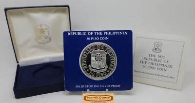 Filipinas Ang Bagong Lipunan 1975 plata prueba 50 Piso - #M46935NQ Foto 1 de 2