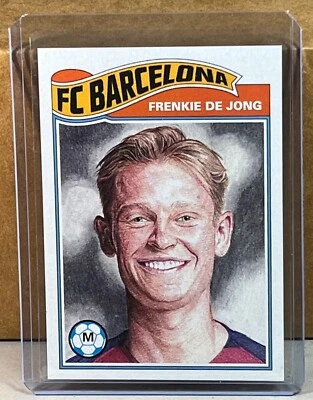 2019 TOPPS LIVING #45 FRENKIE DE JONG FC BARCELONA UEFA Champions League UCL - Image 1 of 2
