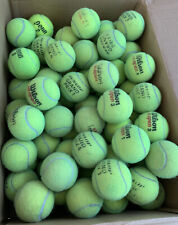 100 used tennis balls, mostly Wilson US Open, Dunlop and Penn, See Description