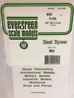 NEW Evergreen Scale Models #9040 .040 in 1.0mm White Sheet Styrene 2 Pack