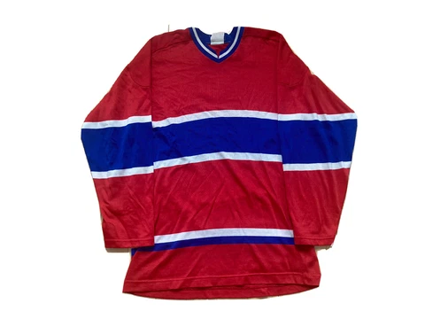 1960s-1970s Sandow Sporting Knit Blank Montreal Canadiens Sweater Men’s Large Cover