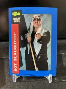 1991 Classic WWF Sgt. Slaughter #142 - Picture 1 of 2