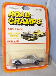 1:64 ROAD CHAMPS MERCEDES-BENZ 350 SL COUPE SILVER RARE YATMING NIP 4361 1011 - Picture 1 of 3