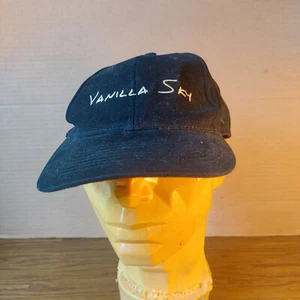 Vintage Vanilla Sky Movie Promo Hat One Size Black Tom Cruise Penelope 2001 Y2K - Picture 1 of 6