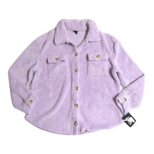Art Class Girls Size XXL 18 Teddy Fuzzy Jacket Violet - Picture 1 of 9