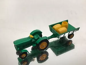MATCHBOX LESNEY 50+51 JOHN DEERE LANZ 700 TRACTOR+TRAILER -3inch- GOOD - 371 - Imagen 1 de 8