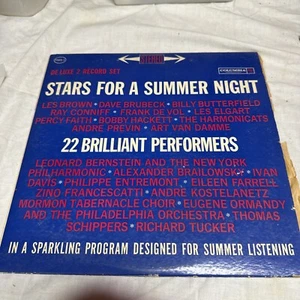 Stars for a Summer Night Dave Brubeck Art Van Damme Columbia 2 Vinyl Record Set - Picture 1 of 17