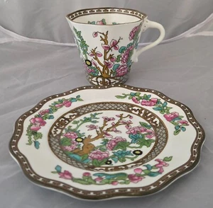 Coalport Indian Tree Side Plate & Teacup - Picture 1 of 4