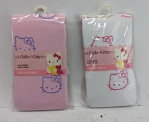 Sanrio 2013 Hello Kitty White & Pink Infant Tight 12-24 Months Sealed - Picture 1 of 12