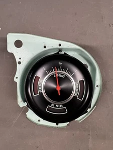 1969 Chevy Chevelle El Camino Malibu Gas Fuel Gauge Dash Instrument Cluster Oil - Picture 1 of 8