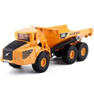 Alloy 1:87 Scale Dump Truck Diecast Construction Vehicle Cars Lorry Toys Model - Imagen 1 de 6