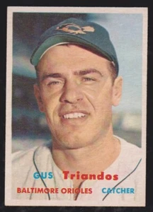 1957 Topps Baseball #156 Gus Triandos casi nuevo **** envío gratuito **** - Imagen 1 de 1