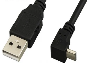 1000 Pcs - Câbles de Charge Micro USB Angle Droit/Coude 90 Degrés - Noir - Photo 1 sur 1